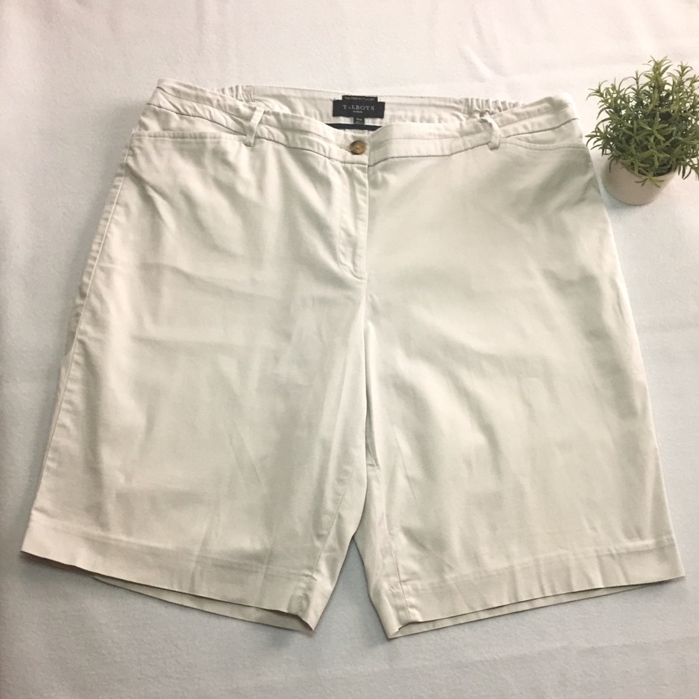 Talbots Plus Size Bermuda Shorts/W Comfort Waist